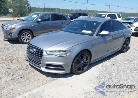 2016 Audi A6 3.0T Premium Plus from USA, damaged, VIN WAUFGAFC3GN013073